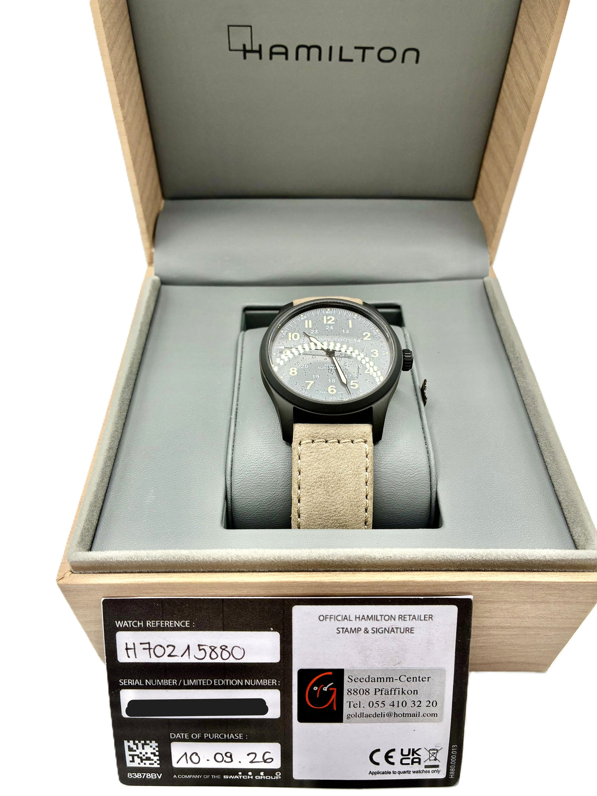 Hamilton Khaki Field Titanium Auto 38mm